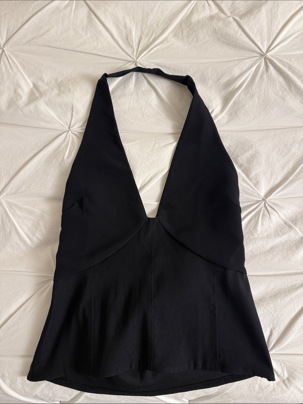 Black Halter Top